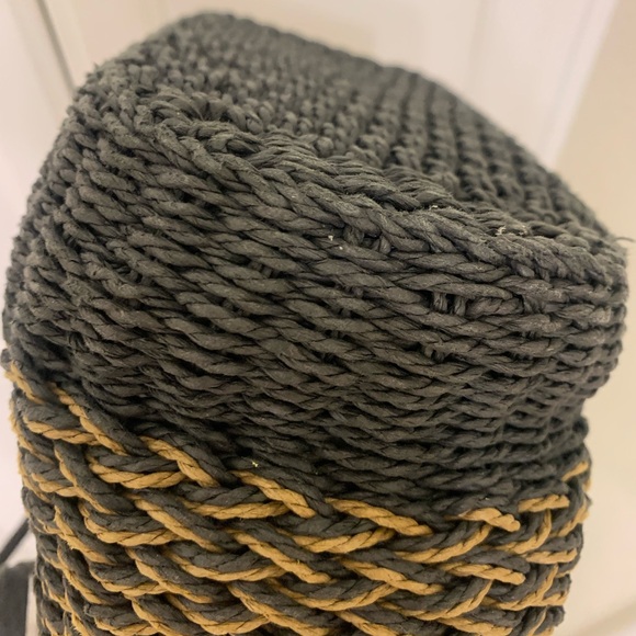 Brighton Delfina straw and leather shoulder bag in EUC - Picture 5 of 11